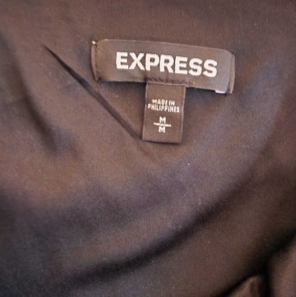 Express Multi Colored Metallic Spaghetti Strap Dress Size Medium NWOT - Picture 4 of 7